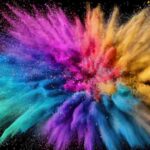 A-centered-explosion-of-colorful-powder-on-a-black-background