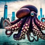 Riesiger-Oktopus-dringt-in-New-York-City-ein