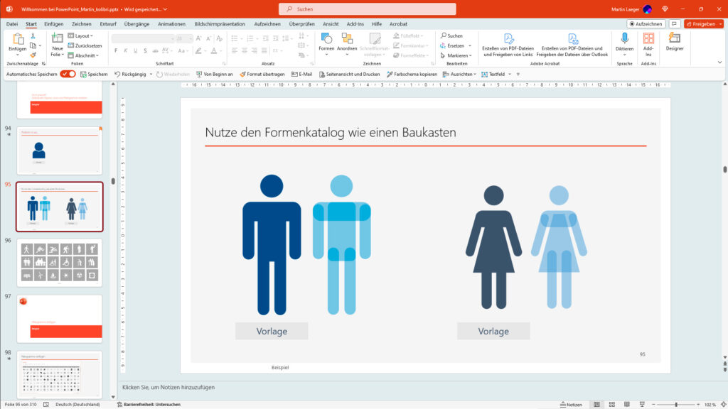 PowerPoint Schulung Grundlagen KI DALL-E Formen bauen